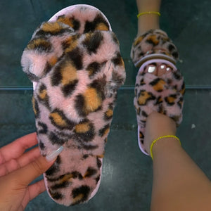 🏺Plush Leopard Slippers🏺