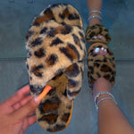 🏺Plush Leopard Slippers🏺