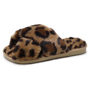 🏺Plush Leopard Slippers🏺