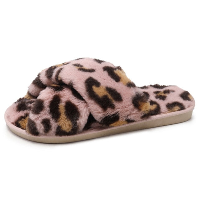 🏺Plush Leopard Slippers🏺